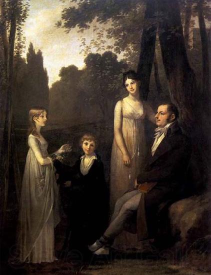 Pierre-Paul Prud hon Rutger Jan Schimmelpenninck with his Wife and Children Spain oil painting art